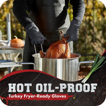 Load image into Gallery viewer, Waterproof XL BBQ Gloves with Non-Slip Grip - Complete Grilling Set with Bonuses