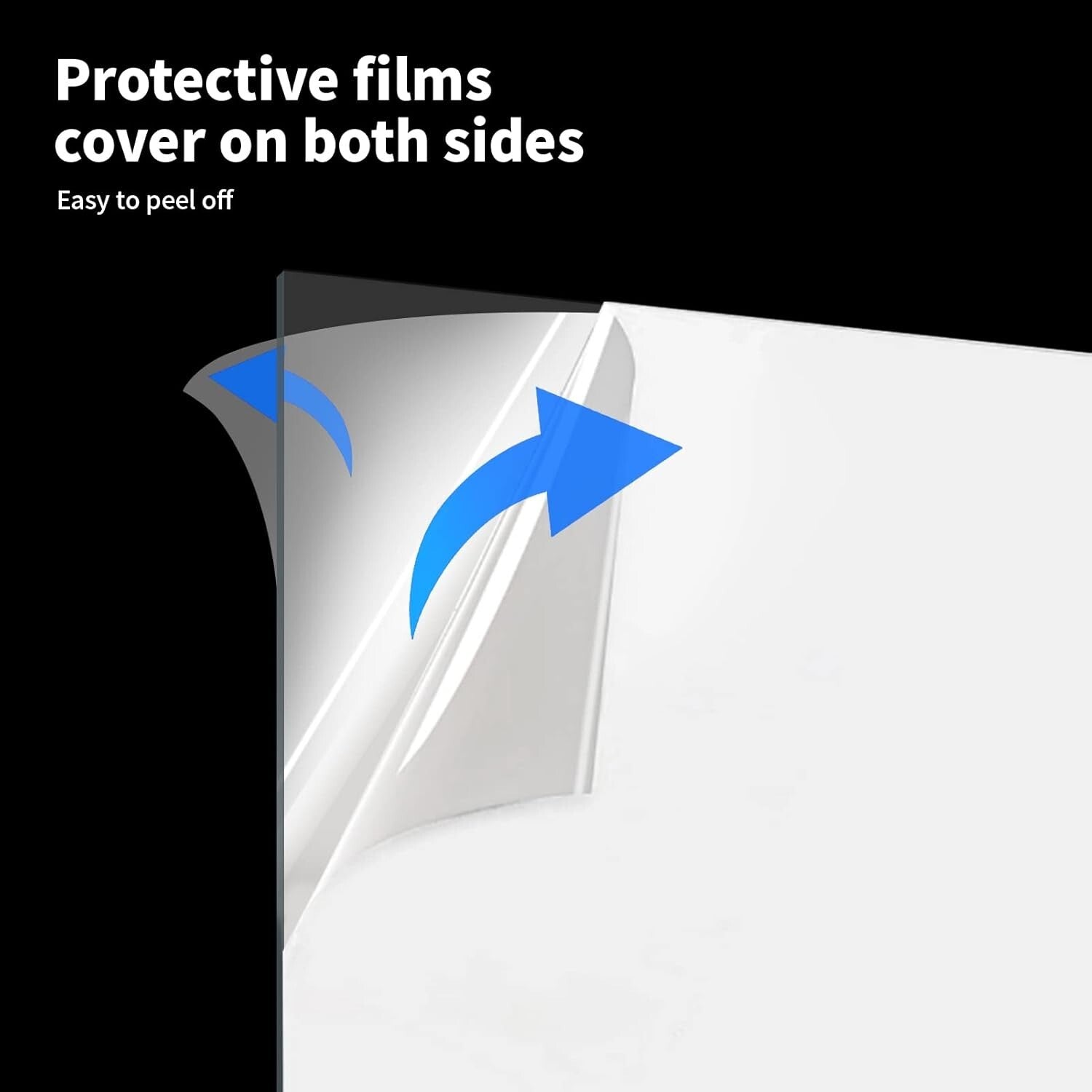 Recyclable PET Clear Acrylic Sheets - 2 Pack, 36" x 24" for Events & Displays