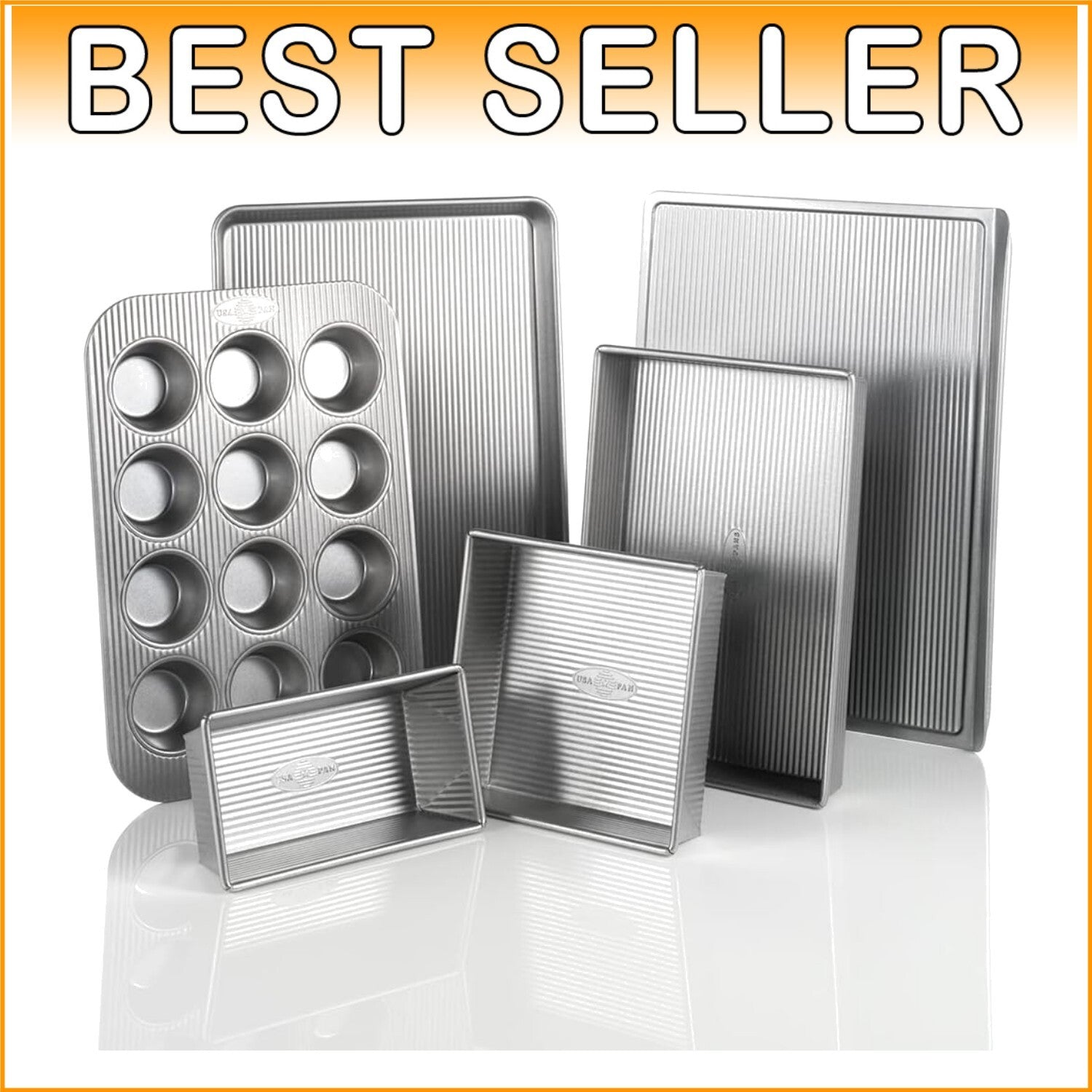 Essential Nonstick 6-Piece Bakeware Set – Perfect for Home and Commercial Use