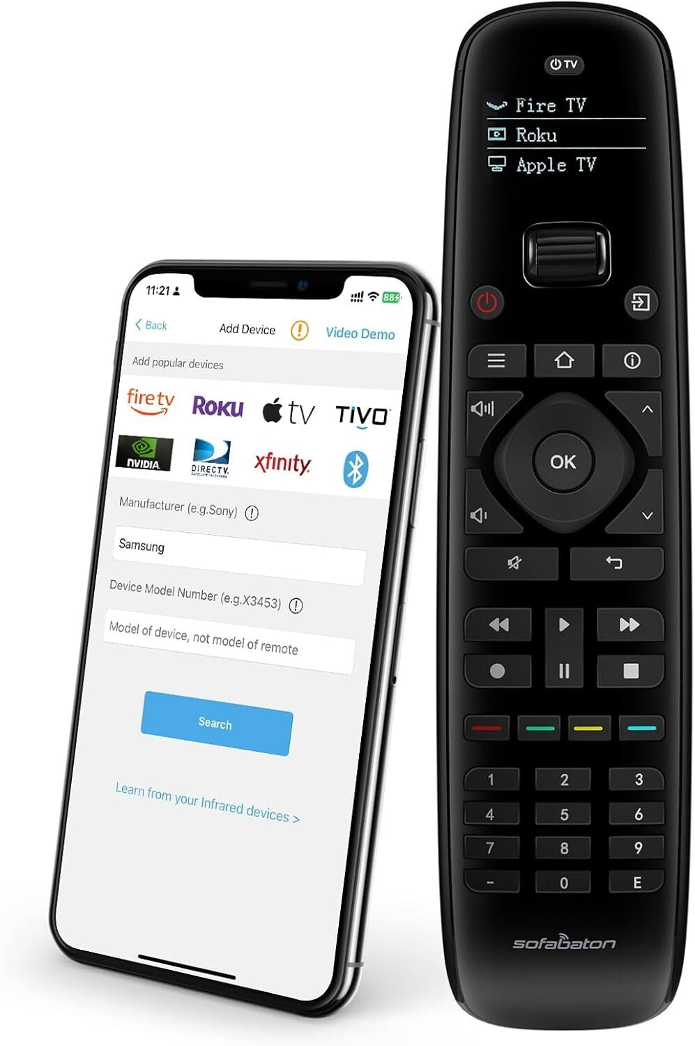 All-in-One Universal Remote Control with App - Simplify Your Entertainment