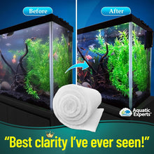 Load image into Gallery viewer, Premium Dual Density Aquarium Filter Pad – 72” Floss for Crystal Clear Water