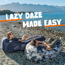 Load image into Gallery viewer, Extra-Large Inflatable Hammock Chair - Water Resistant &amp; Weight Capacity 650 lbs
