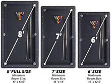 Load image into Gallery viewer, Heavy-Duty 8 Ft Portable Billiards Table - Ready to Play, No Assembly Required