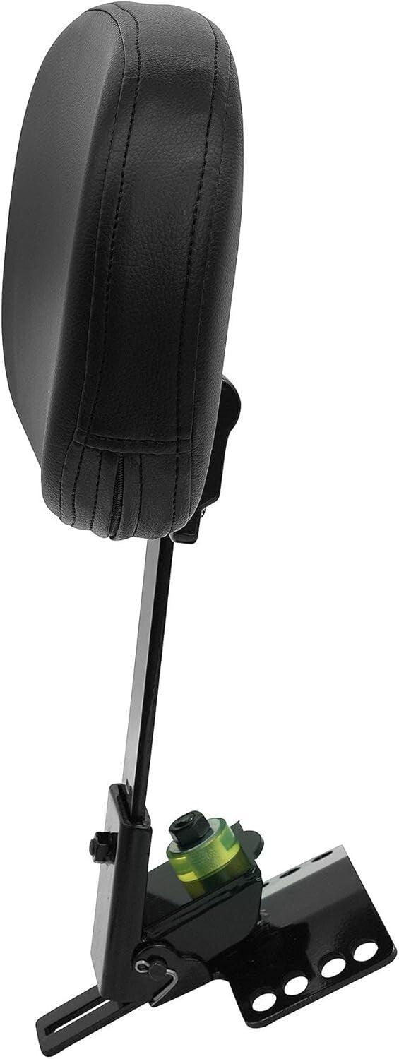 Adjustable Plug-in Gloss Black Backrest Kit for Harley Electra Glide 1997-2023