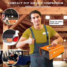 Load image into Gallery viewer, Lightweight 4500Psi PCP Compressor - Built-In Adapter &amp; Auto-Shutoff Feature
