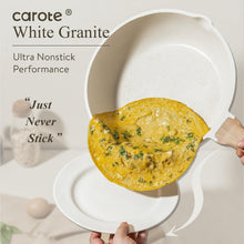 Load image into Gallery viewer, Comprehensive 21-Piece Cooking Set - Induction-Compatible White Granite Cookware