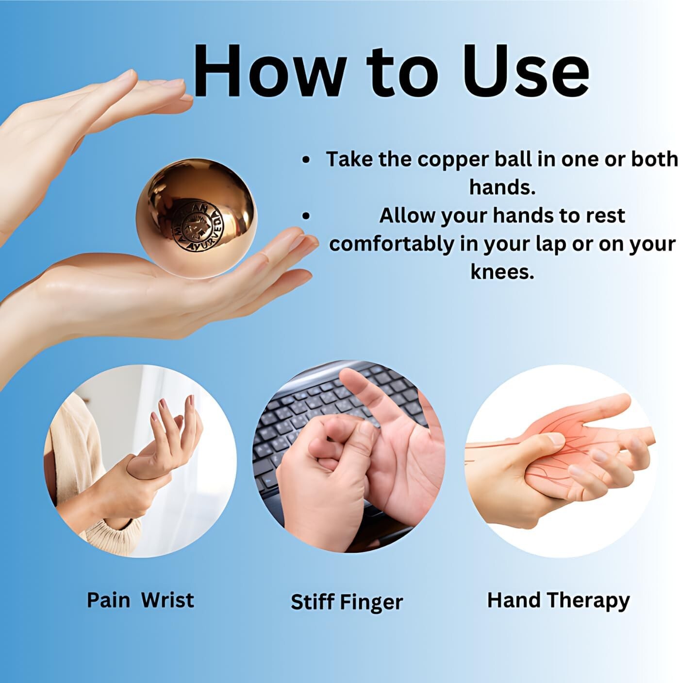 Handmade 10.75 lb Copper Healing Sphere - Perfect for Meditation & Energy Work