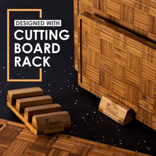 Load image into Gallery viewer, Extra Large Bamboo Cutting Board Set of 3 with Juice Grooves - Kitchen Essential