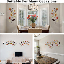 Load image into Gallery viewer, Set of 2 Olive Branch Metal Wall Art - 38 Inch Forest-Inspired Decor