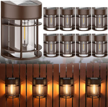 Load image into Gallery viewer, Warm White LED Solar Lights for Garden – 8 Pack Weather-Resistant Design