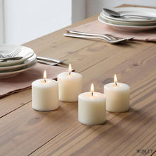 Load image into Gallery viewer, Premium Quality Unscented White Votive Candles - 144 Count for Weddings &amp; Spas