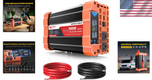 Load image into Gallery viewer, Portable Pure Sine Wave Power Inverter 12V DC to 110V AC for Outdoor Adventures