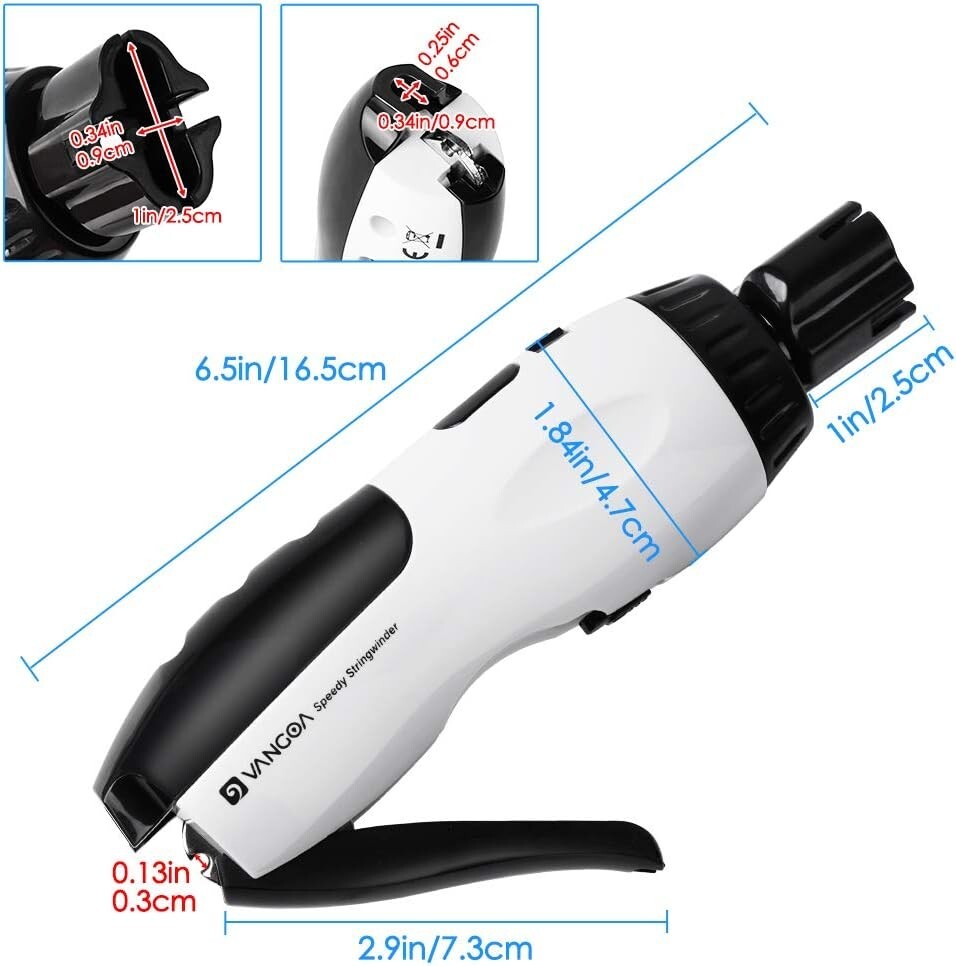 Efficient Electric Guitar String Winder & Cutter with Pin Puller - Portable Tool