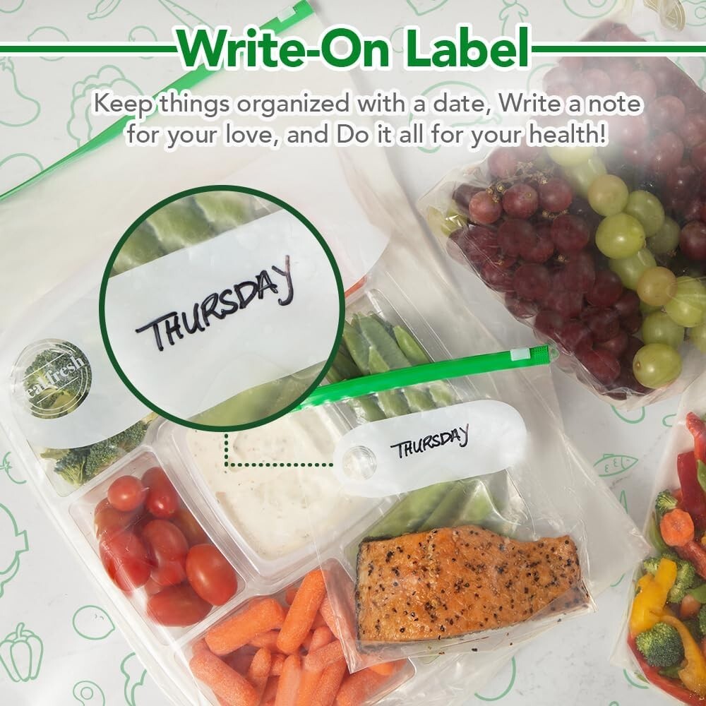 Clear Quart Slider Bags with Expandable Bottom - 500 Count, Perfect for Storage