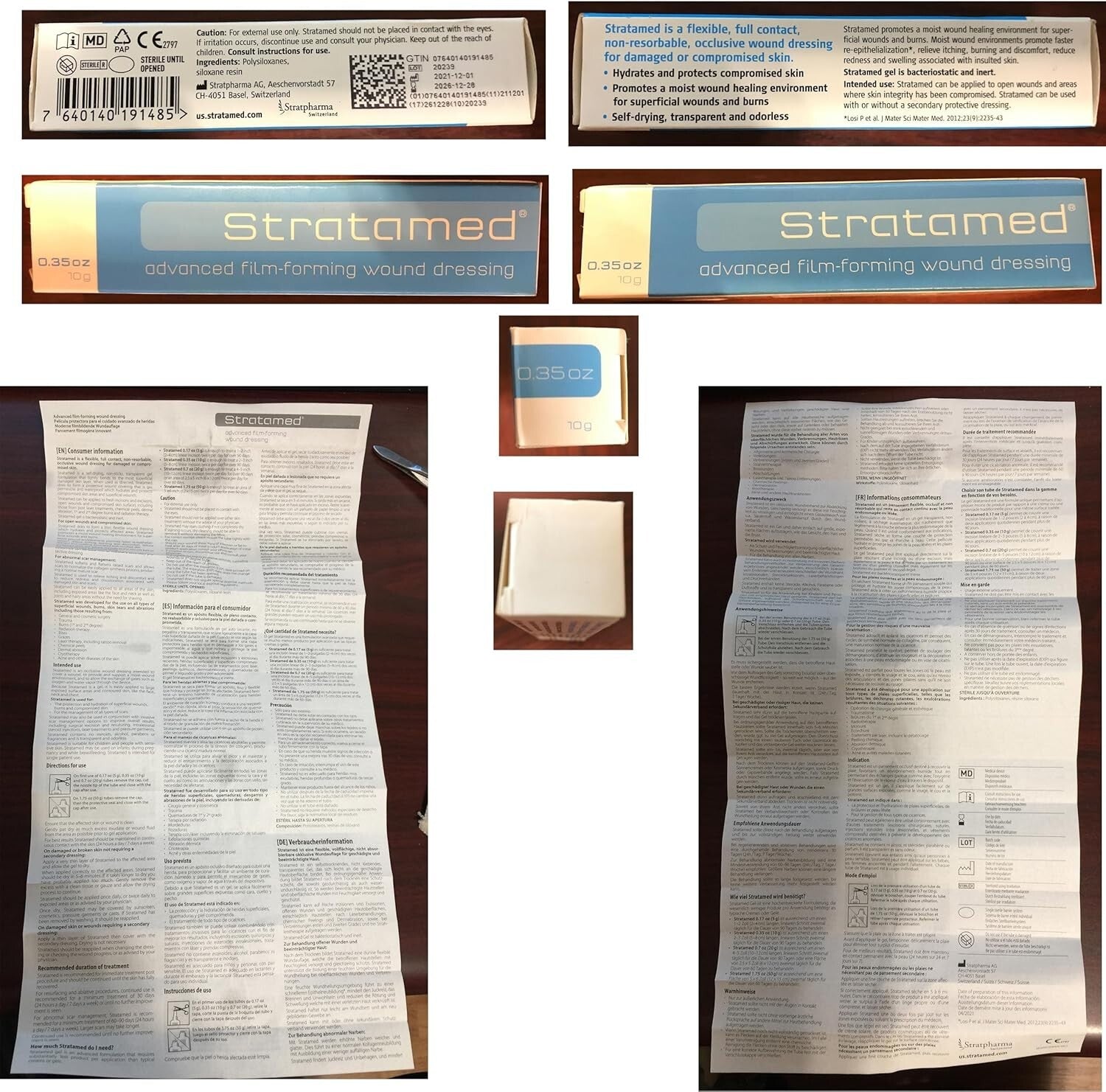 Clinically Tested Wound Dressing Gel for Infection Prevention & Skin Care - 10g