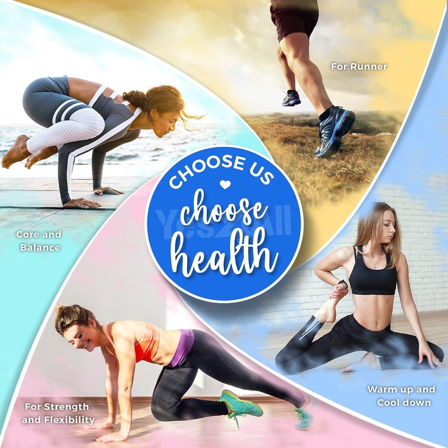 Versatile 36-Inch Foam Roller for Fitness & Recovery - Ideal for Yoga & Pilates