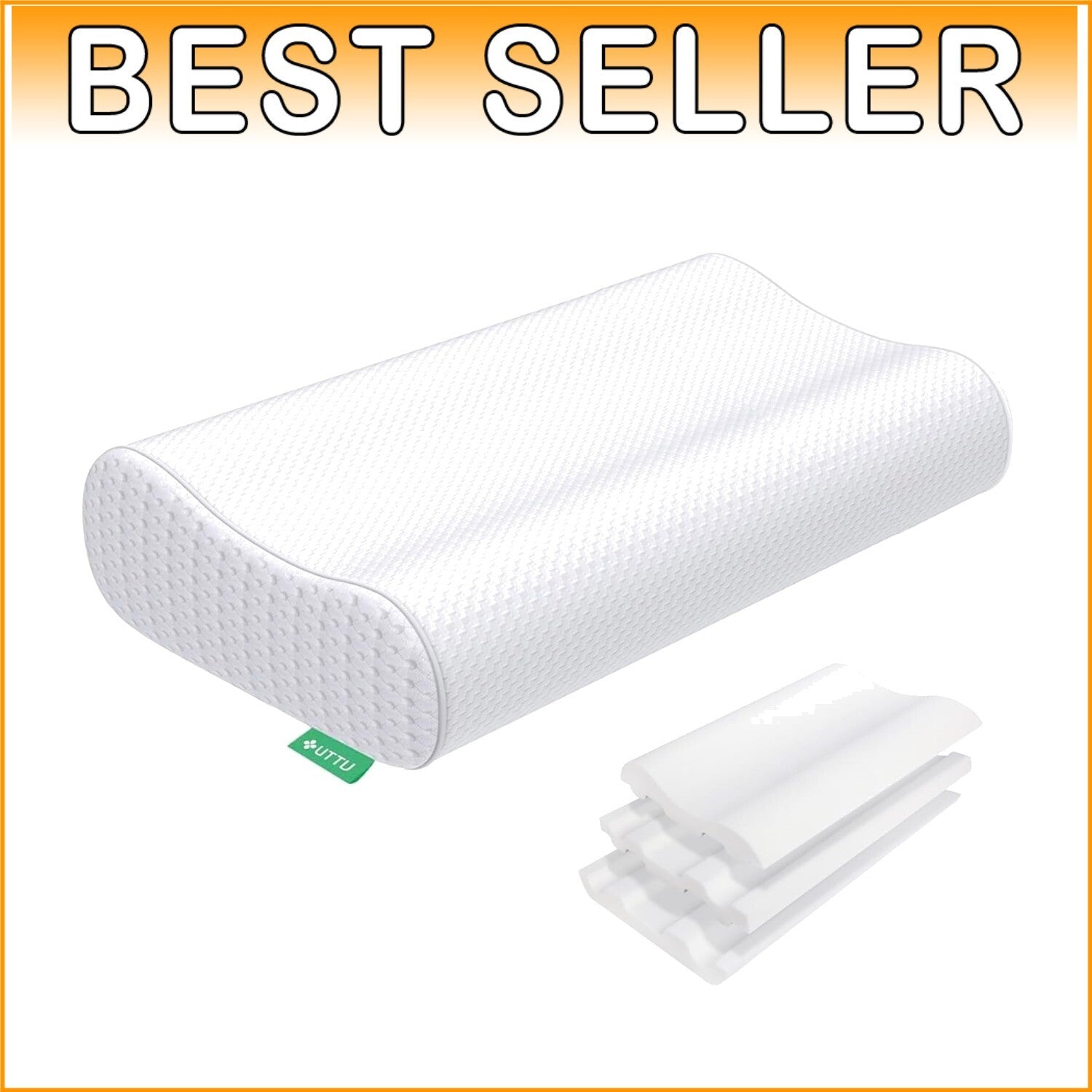 Breathable Adjustable Sleep Pillow with Pressure Relief - Ideal for Neck Support