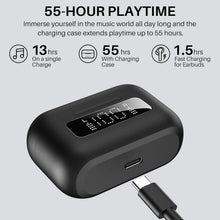 Load image into Gallery viewer, Hybrid ANC Earbuds with 55H Playtime &amp; Real-Time Noise Detection - Waterproof