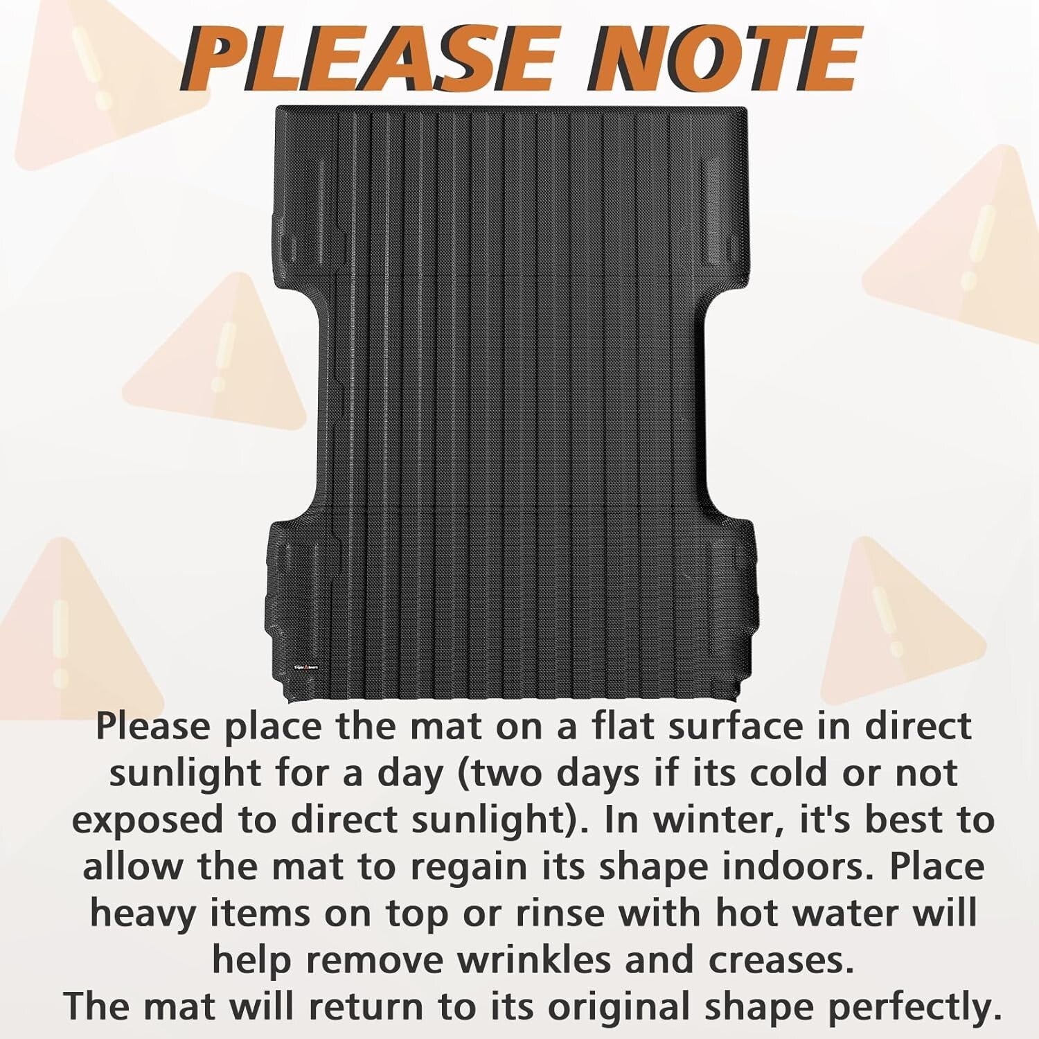 Precision-Fit TPE Pickup Mat with Anti-Slip Design for Silverado/Sierra 6.6FT