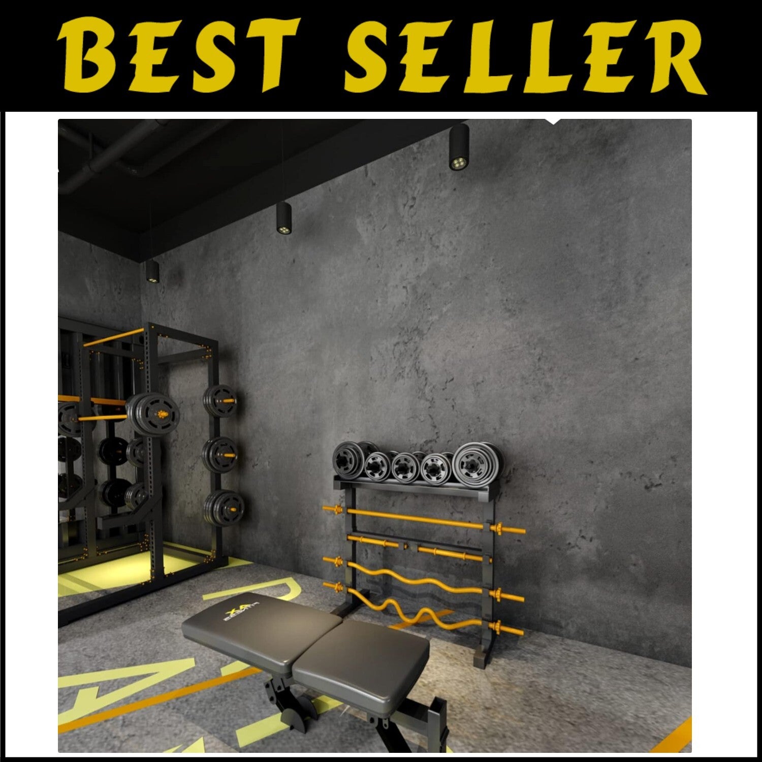 Textured Darker Grey Concrete Wallpaper 16"×1181" - Perfect for Bedroom & Gym