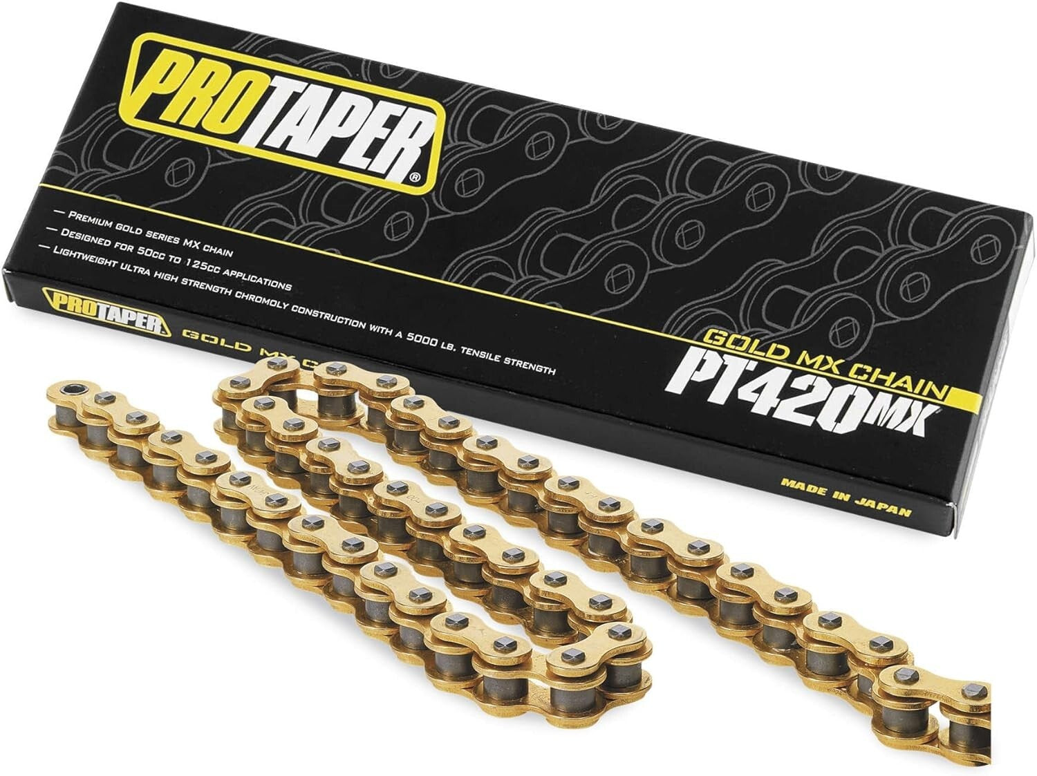 420MX Premium Gold Series Chain - Lightweight Magnesium 134 for Performance