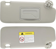 Load image into Gallery viewer, Grey Left &amp; Right Sun Visors for Chevy Cruze 2011-2019 - Easy Fit Replacement