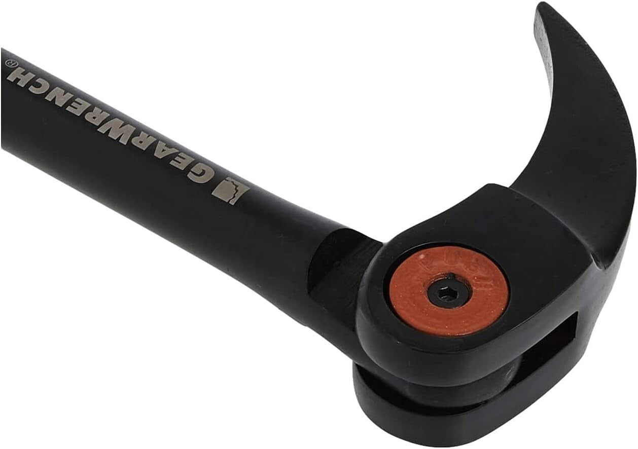 Alloy Steel 2-Piece Pry Bar Set with 14 Locking Positions for Tight Spaces