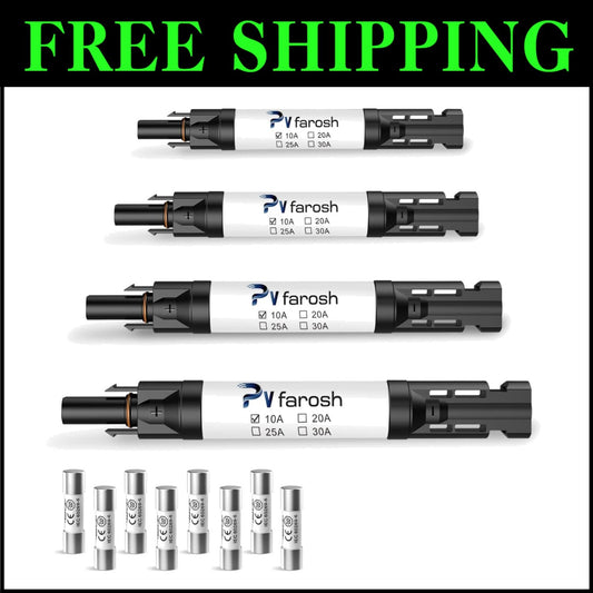 IP68 Waterproof 10A Solar Fuse Connector - Protect Your Photovoltaic System