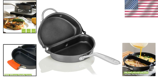 Premium Nonstick Omelette Pan Made in Korea - 450°F Oven Safe & Dishwasher Safe