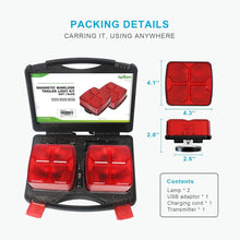 Load image into Gallery viewer, Wireless Rechargeable Trailer Lights Kit with Super Magnetic Base - LED Safety