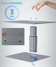 Load image into Gallery viewer, Compact Adjustable Monitor Stand in Space Grey - Ergonomic Design for Comfort