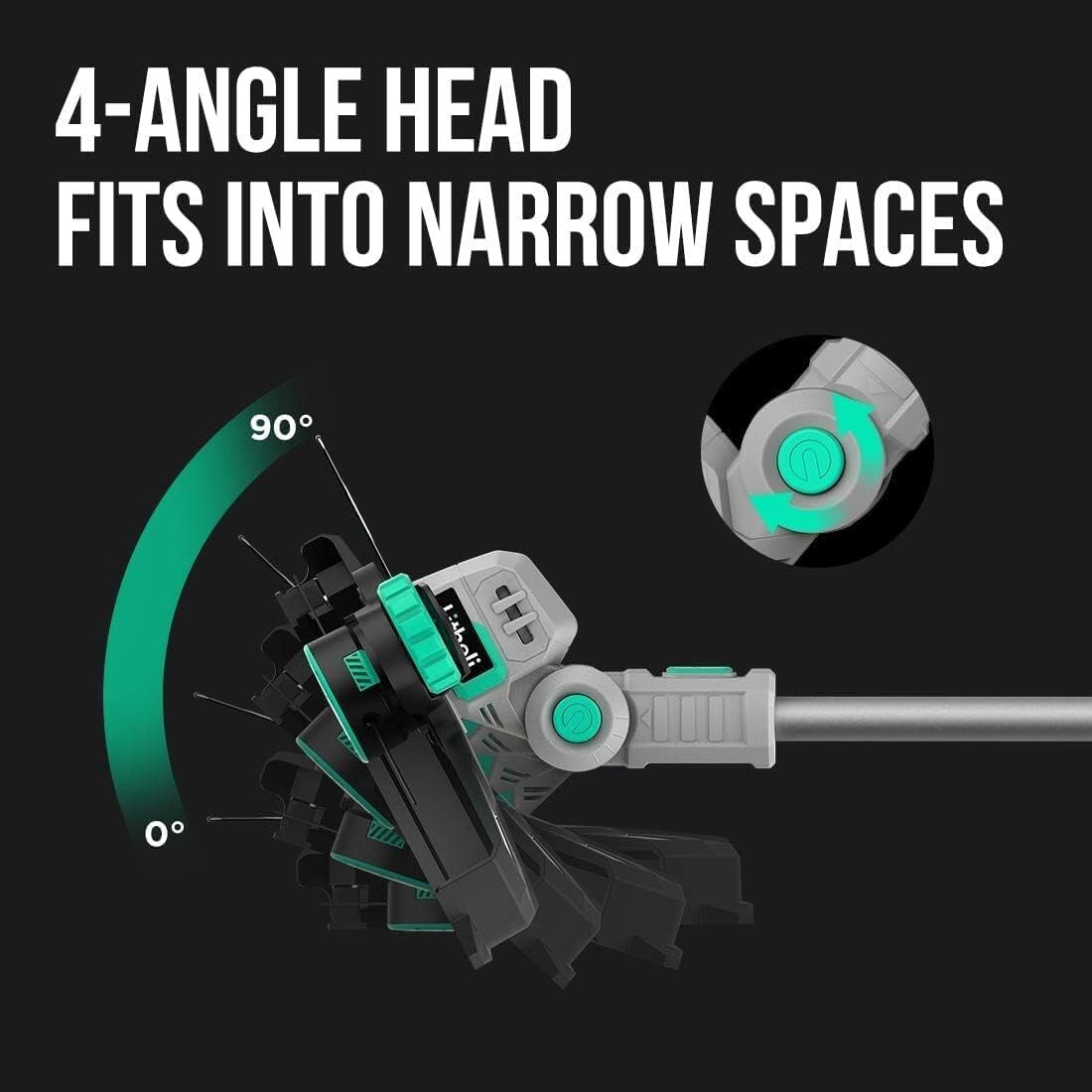 Lightweight 20V Cordless Edger/Trimmer with Tool-Free Telescopic Height Adjust