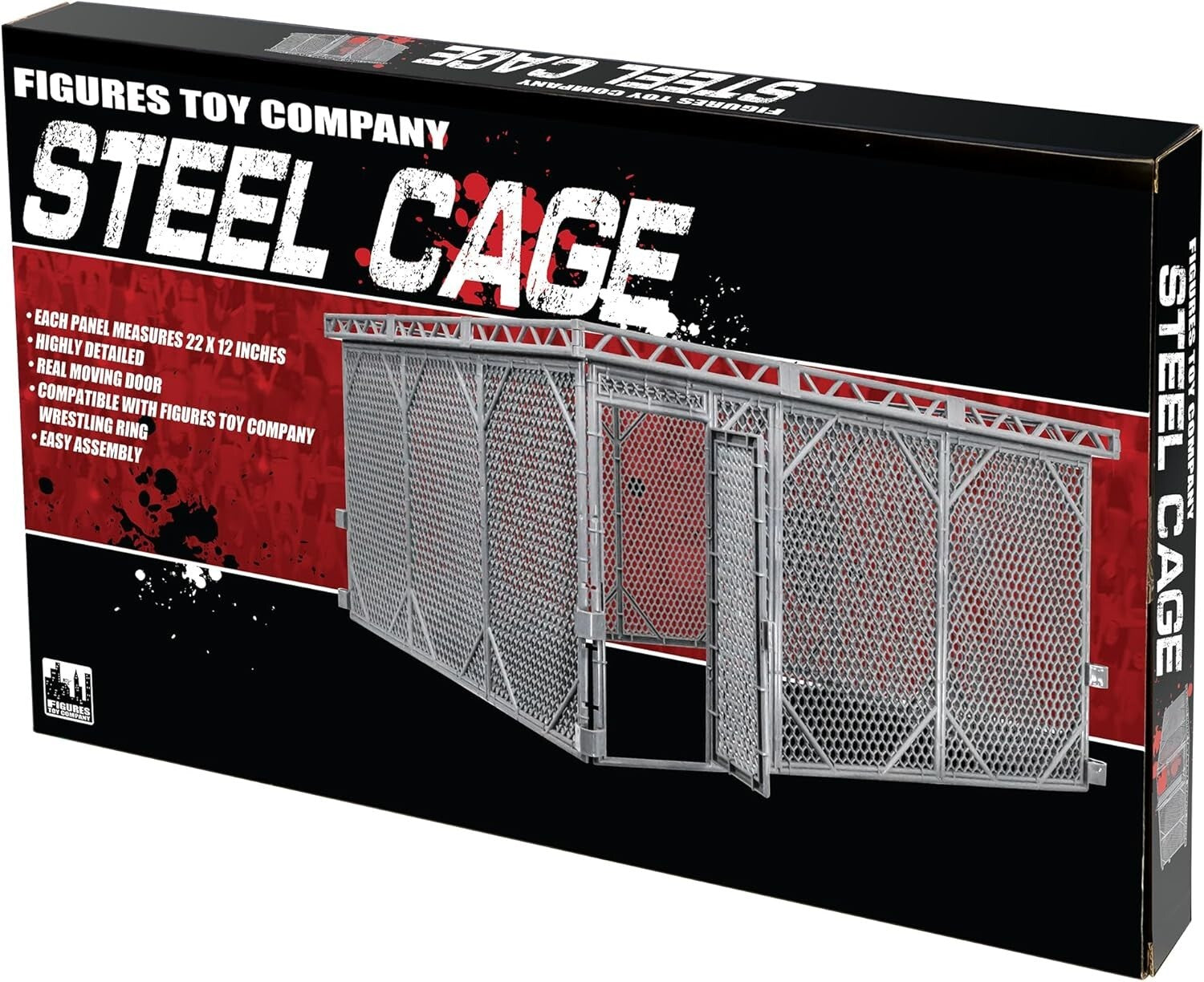Compelling Steel Cage Playset for Wrestling Rings - Match Simulation
