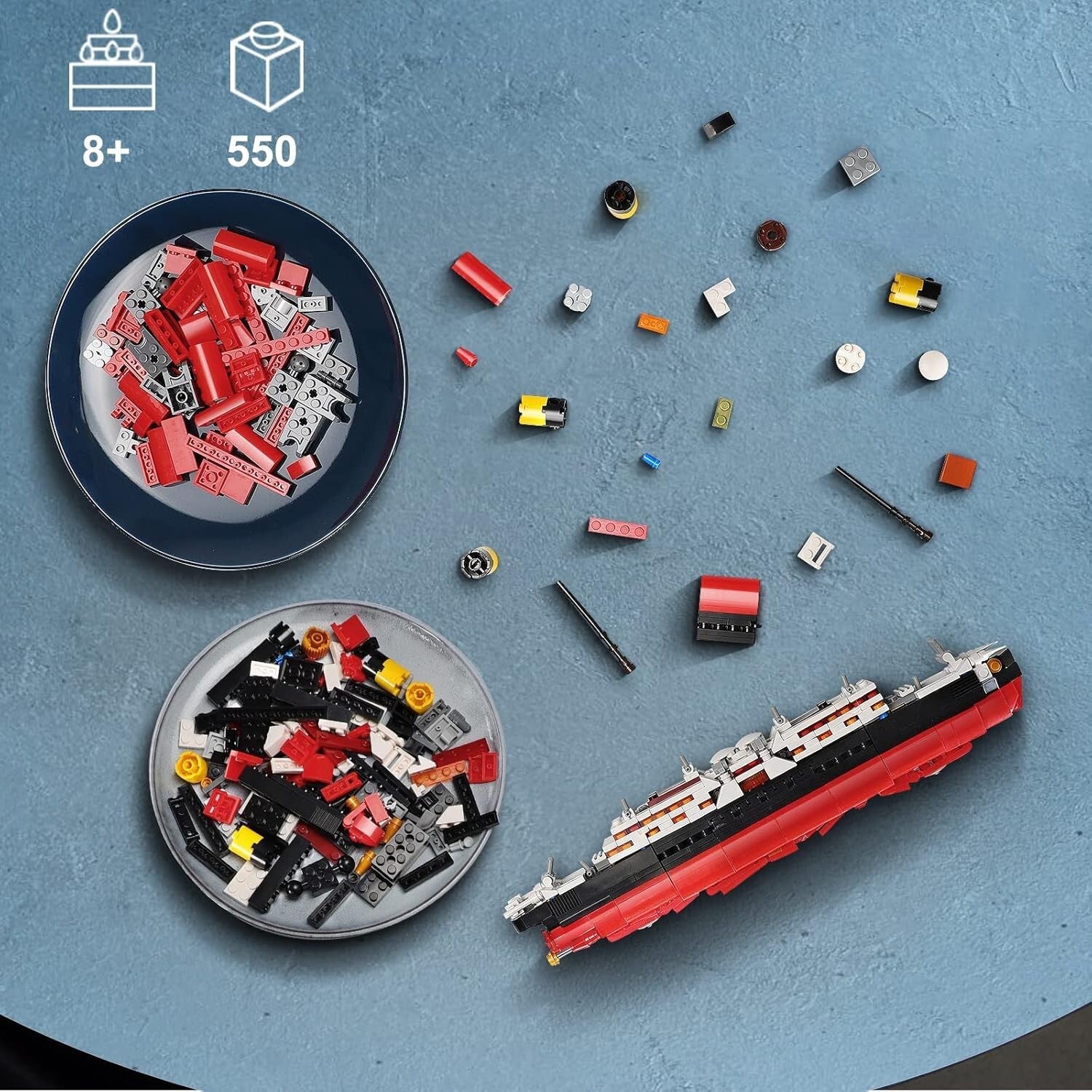 Authentic Titanic Ship and Robot Transformation Set - Perfect Gift for Ages 8+