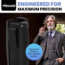 Load image into Gallery viewer, Premium Windproof Butane Torch Lighter with EZ-View Window &amp; Ergonomic Grip