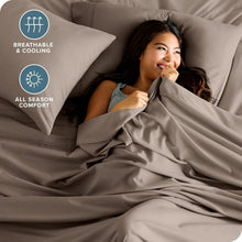 Load image into Gallery viewer, California King Sheet Set - Ultra-Soft 1800 Thread Count - Taupe Luxury Bedding