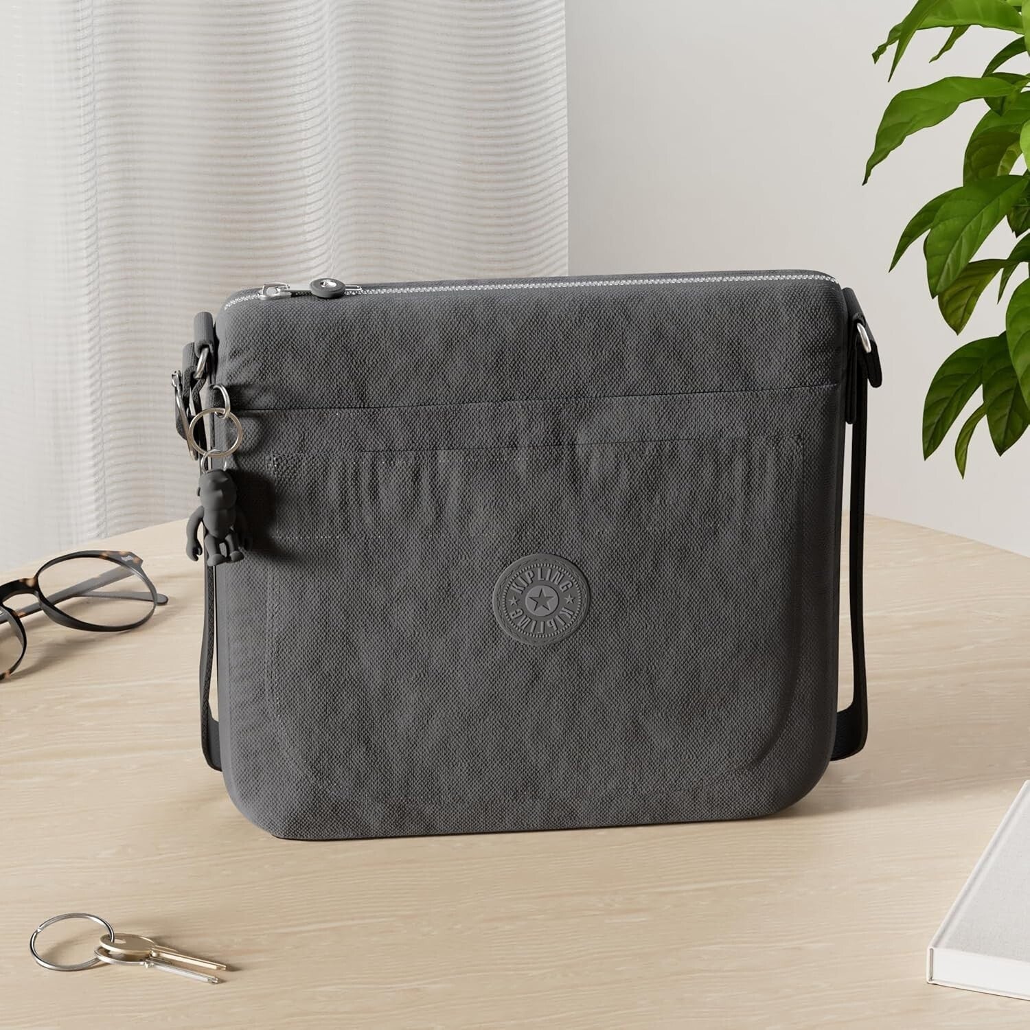 Durable Women's Crossbody Bag with 3 Zippered Pockets - Perfect for Essentials