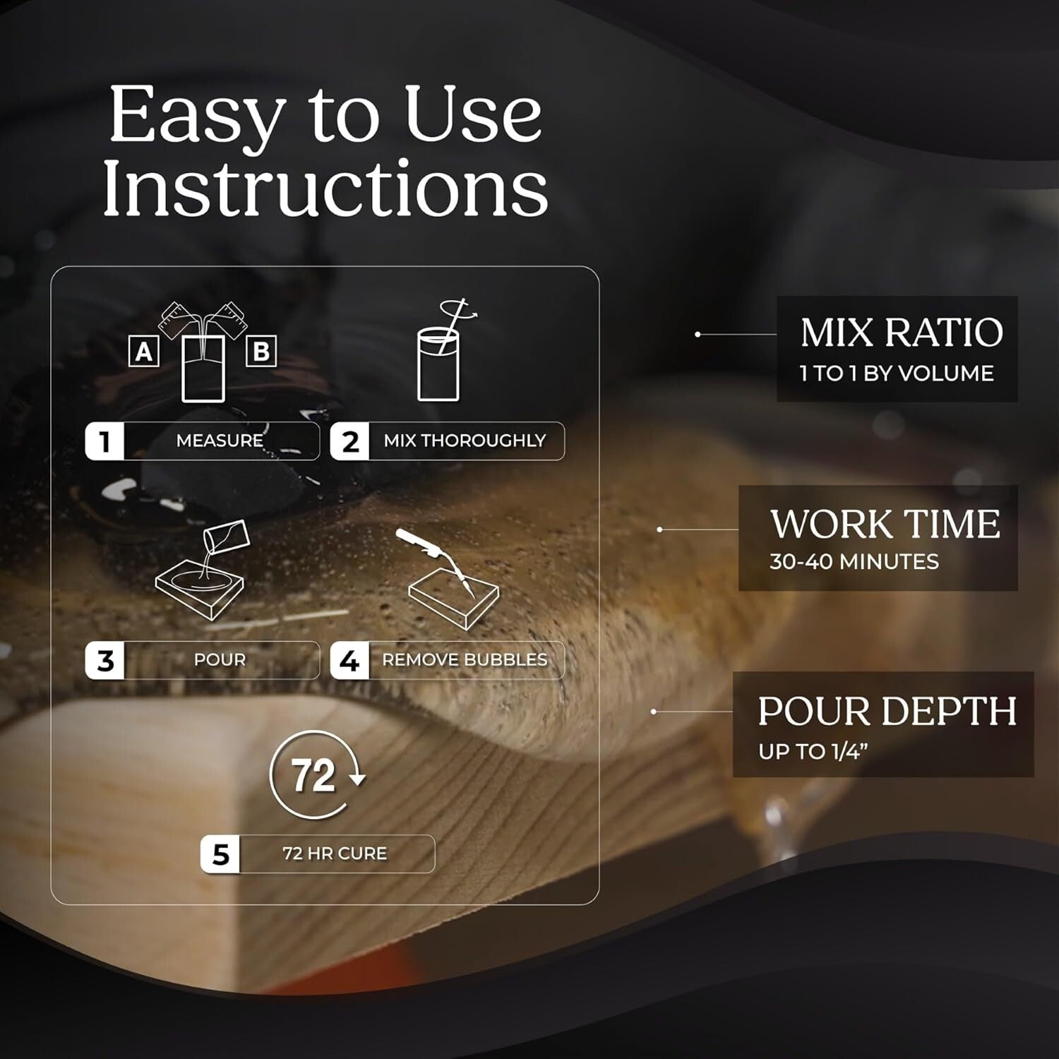 Durable Water-Resistant Epoxy Resin - 2 Gallons of Crystal Clear Perfection