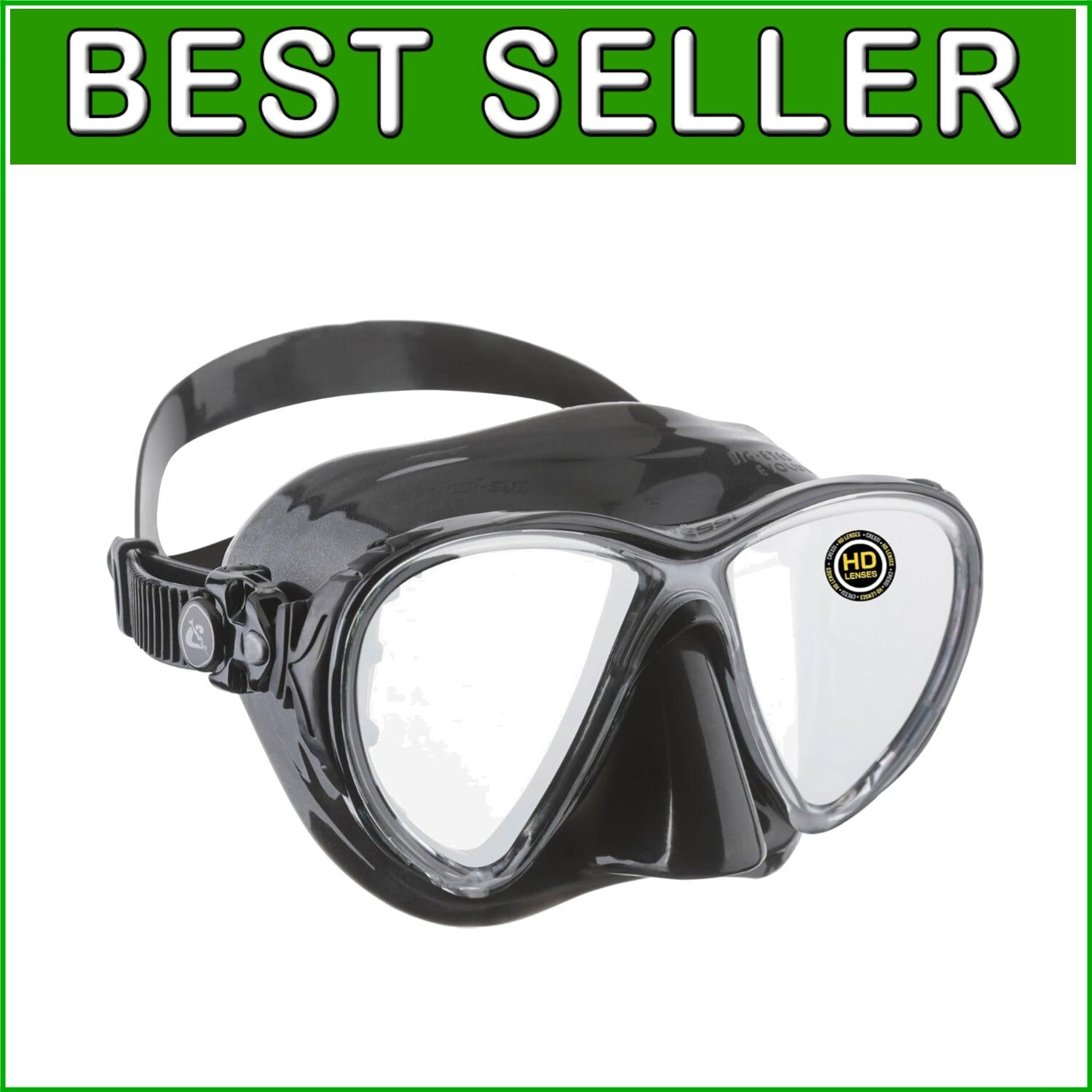 Big Eyes Evolution Scuba Diving Mask - Comfortable, Durable, Hypoallergenic Fit