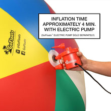 Load image into Gallery viewer, Extra Large 6 ft Inflatable Beach Ball with Quick Inflation – Fun for All Ages