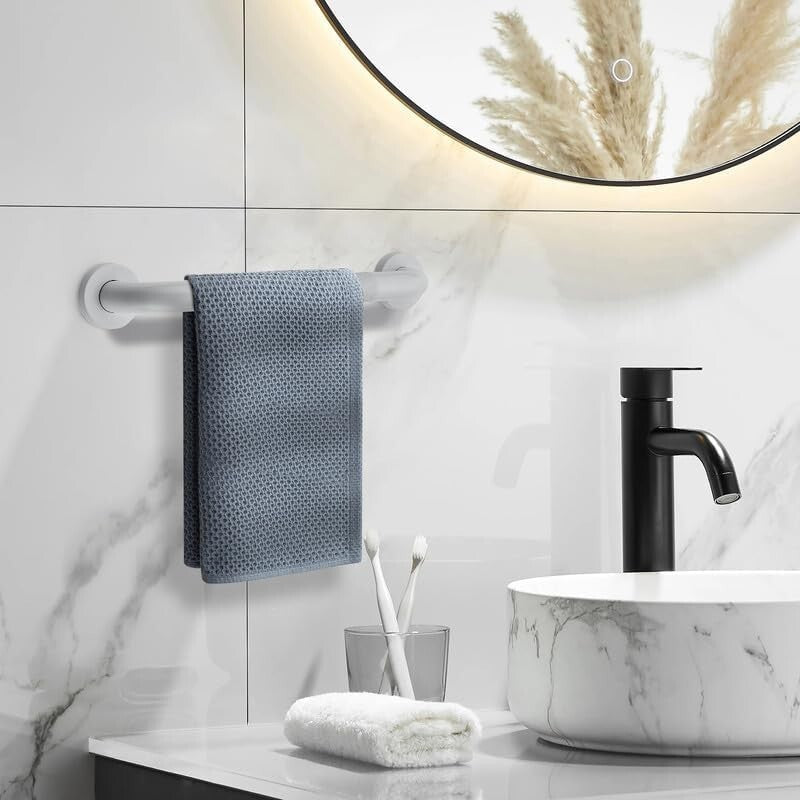 Durable 24-Inch Stainless Steel Grab Bars for Showers - Maximum 500 lbs Capacity