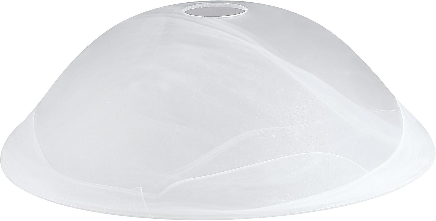 Frosted Alabaster Glass Shade Replacement for Torchiere and Pendant Lamps