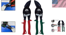Load image into Gallery viewer, Made in USA: Blackout Series Offset Snips - Durable Left/Right Cutting Shears