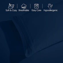 Load image into Gallery viewer, Elegant King Sheet Set with 1500 Thread Count, Deep Pocket for Thick Mattresses