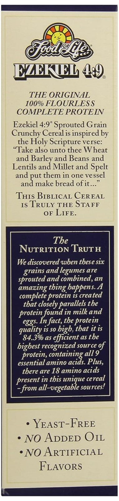 Ezekiel 4:9 Sprouted Grain Cereal - Vegan, Kosher, and Organic, 96-Ounce