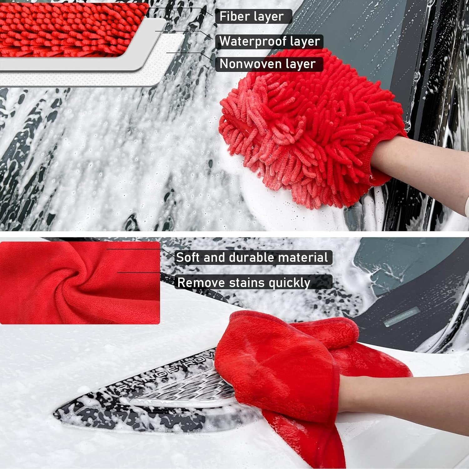 46PC Car Polishing and Detailing Set - Brushes, Pads, and Accessories Included