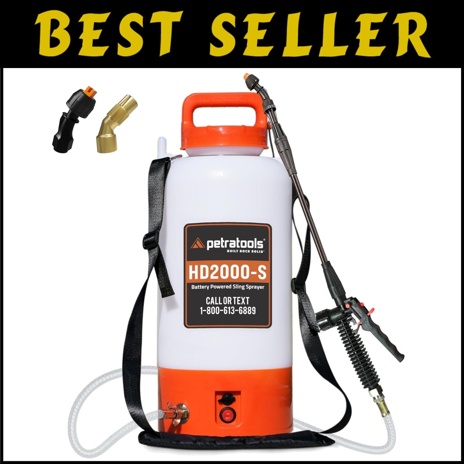 Heavy-Duty 2-Gallon Electric Sprayer - Perfect for Weeds and Pest Control