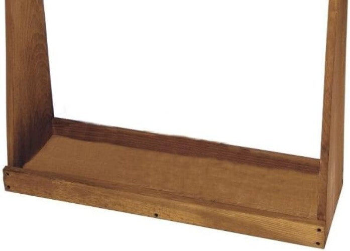 Handcrafted Wooden Gun Display Rack for 7 Long Rifles & Shotguns - Unassembled