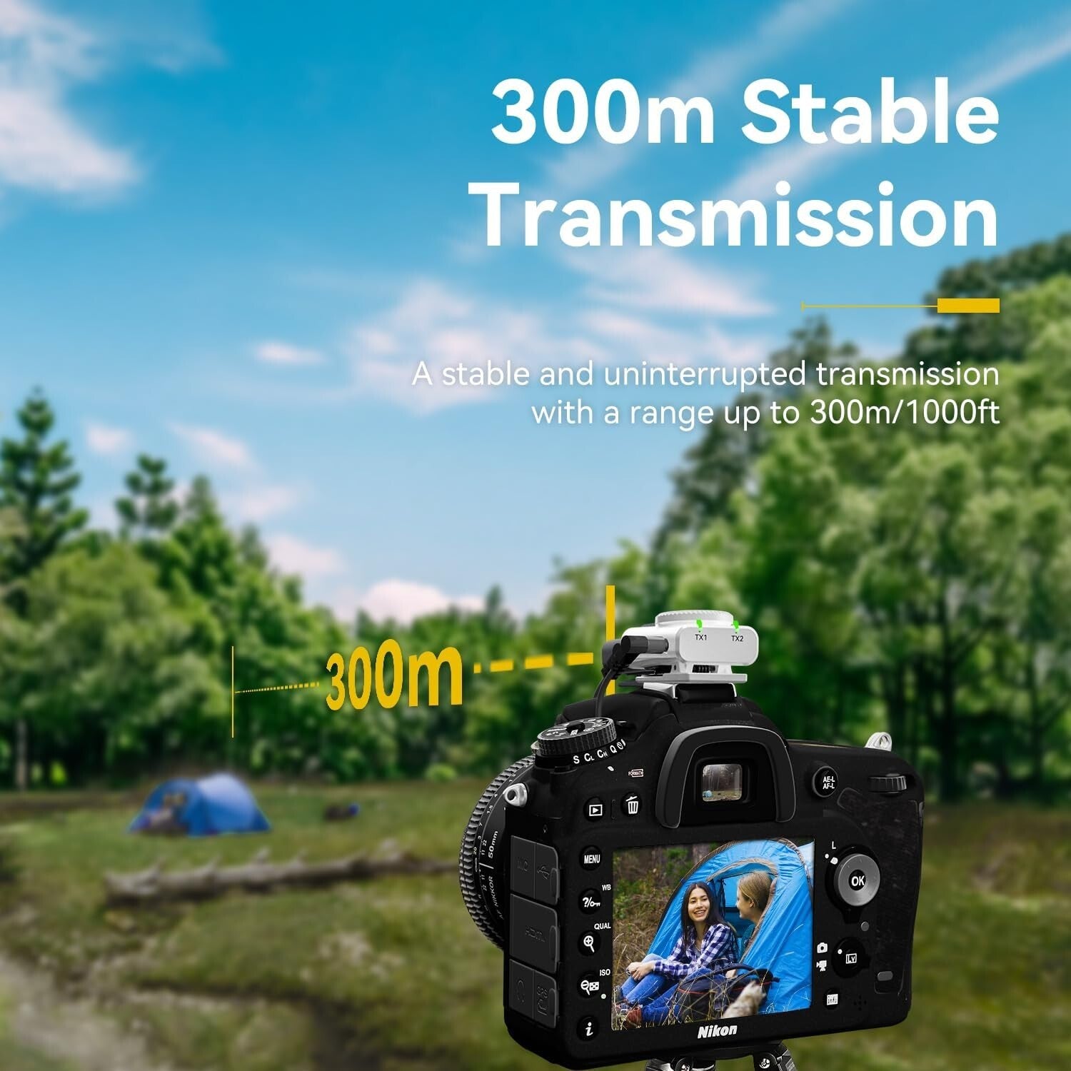 Lark M2 Wireless Lavalier Microphone - Instant Pairing, Omnidirectional Audio