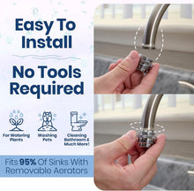 Load image into Gallery viewer, Versatile 75 FT Utility Sink Hose with Brass Fittings - Indoor Watering Solution
